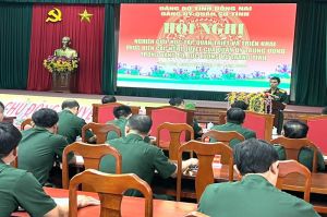 Đảng ủy Quân sự tỉnh quán triệt các nghị quyết của Quân ủy Trung ương về quân sự quốc phòng
