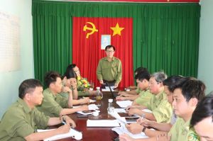 Đoàn liên ngành tỉnh đi kiểm tra công tác phòng cháy chữa cháy rừng