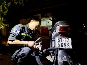 Đội SOS 117 làm nhiều việc tốt