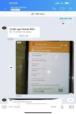 Một số chủ quán ăn bị lừa qua mạng xã hội