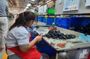 Industrial production is affected by power flickers