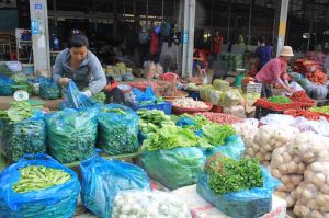 Rau xanh dội chợ, rớt giá