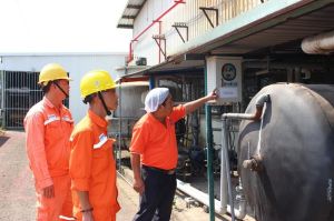 Saving electricity in industrial production, getting double benefits