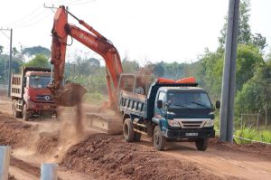 5.	Key traffic projects need more than 14 million cubic meters of leveling material