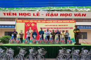Phát động phong trào tòa dân bảo vệ an ninh tổ quốc và ra quân làm công tác dân vận đợt 1 năm 2023