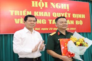 Đại tá Bùi Đăng Ninh giữ chức Phó Bí thư Đảng ủy Quân sự tỉnh