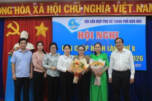 Hội Liên hiệp Phụ nữ thành phố Biên Hòa có tân chủ tịch