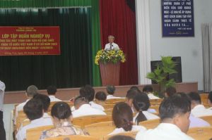 Khai giảng lớp nghiệp vụ công tác Mặt trận năm 2023