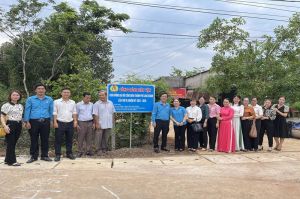 Nhiều công trình, phần việc chào mừng đại hội Công đoàn các cấp