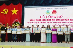 Huyện Long Thành xây dựng thành công 11/13 xã đạt chuẩn nông thôn mới nâng cao