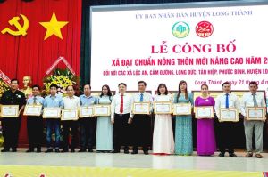 Huyện Long Thành: 11/13 xã đạt chuẩn nông thôn mới nâng cao
