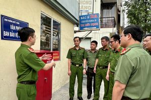 Đoàn khảo sát Bộ Công an kiểm tra công tác phòng cháy, chữa cháy tại cơ sở