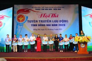 Trao 38 giải hội thi Tuyên truyền lưu động tỉnh Đồng Nai 2023