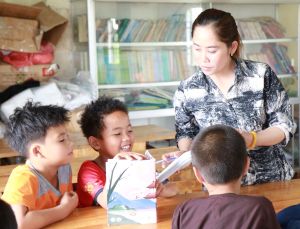Nơi giúp trẻ khó khăn biết mặt chữ