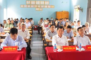 Bí thư Tỉnh ủy Nguyễn Hồng Lĩnh dự sinh hoạt chi bộ khu dân cư