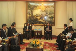 Chairman of Provincial People's Committee receives Japanese Business Association in Ho Chi Minh City (JCCH)