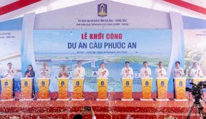 Khởi công dự án cầu Phước An kết nối H.Nhơn Trạch (Đồng Nai) và TX.Phú Mỹ (Bà Rịa - Vũng Tàu)
