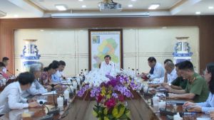 Bí thư Tỉnh ủy Nguyễn Hồng Lĩnh chủ trì hội nghị giao ban quý II của Khối Dân vận tỉnh