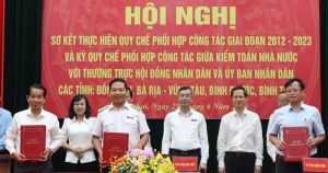 Kiểm toán nhà nước ký kết quy chế phối hợp với 4 tỉnh Đồng Nai, Bà Rịa - Vũng Tàu, Bình Phước, Bình Thuận