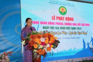 Lễ phát động Tháng hành động phòng, chống bạo lực gia đình