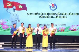 16 tác giả, nhóm tác giả được trao Giải Ngòi viết vàng tỉnh Đồng Nai lần thứ 34-2023