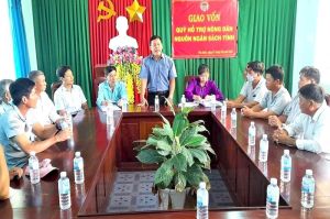 Supporting production capital for farmers