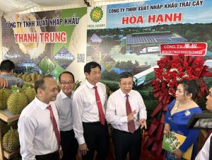 Đồng Nai tổ chức lễ công bố xuất khẩu sầu riêng đi Trung Quốc