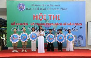 Trao 80 giải Hội thi kể chuyện, vẽ tranh theo sách hè H.Trảng Bom