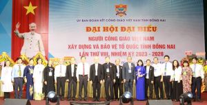 Linh mục Trần Xuân Thảo tái cử chức Chủ tịch Ủy ban Đoàn kết Công giáo Việt Nam tỉnh, nhiệm kỳ 2023-2028