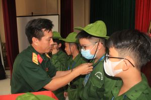 Gần 130 em thiếu nhi tham gia học kỳ quân đội TP.Biên Hòa