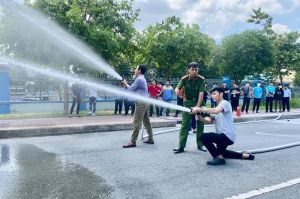 Tập huấn phòng cháy cho các chợ, trung tâm thương mại ở TP.Biên Hòa