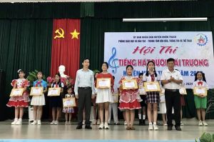 Hơn 500 thí sinh tham gia Hội thi Tiếng hát dưới mái trường H.Nhơn Trạch