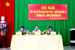 Mong cử tri tích cực đồng lòng, chung sức đóng góp xây dựng Đảng, chính quyền