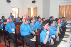 Các đơn vị Công đoàn cấp trên trực tiếp cơ sở tổ chức thành công đại hội Công đoàn nhiệm kỳ 2023-2028