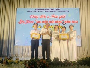 Trao 22 giải Liên hoan Giai điệu tuổi hồng TP.Long Khánh