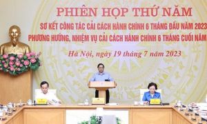 Thủ tướng chủ trì phiên họp thứ 5 Ban Chỉ đạo cải cách hành chính của Chính phủ