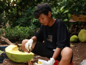 Vui chơi và làm thêm trong dịp hè của trẻ em nông thôn