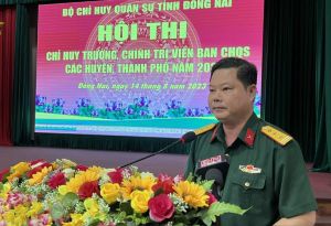 11 Chỉ huy trưởng, Chính trị viên tham gia hội thi năm 2023