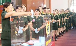 Đại hội đại biểu Công đoàn Trường Sĩ quan Lục quân 2 thành công tốt đẹp