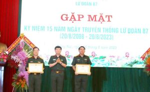 Lữ đoàn 87 (Binh chủng Hóa học) gặp mặt kỷ niệm 15 năm thành lập