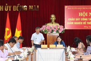 Khảo sát về công tác tuyên truyền giảm nghèo về thông tin tại Đồng Nai