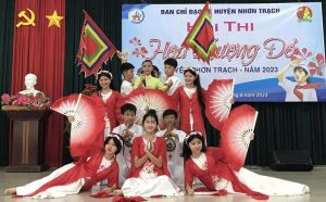 Trao 14 giải Hội thi Hoa phượng đỏ H.Nhơn Trạch năm 2023