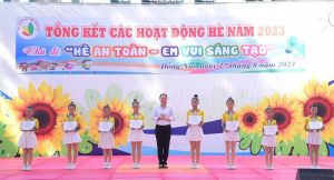 Tổ chức nhiều hoạt động vui chơi, rèn luyện kỹ năng dành cho thiếu nhi dịp hè