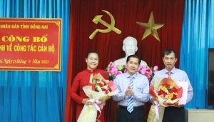 Bổ nhiệm lại 2 Phó Giám đốc Sở