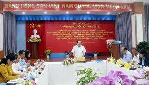 Đoàn đại biểu Quốc hội tỉnh khảo sát việc triển khai chương trình hỗ trợ lãi suất tại VietinBank Đồng Nai