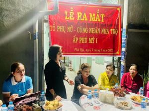 Tăng cường tập hợp nữ công nhân nhà trọ