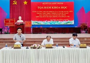 Long Thành bàn giải pháp đẩy mạnh cải cách hành chính