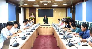 Phó Chủ tịch UBND tỉnh Nguyễn Thị Hoàng làm việc với Sở KH-CN về tình hình thực hiện nhiệm vụ 7 tháng đầu năm 2023