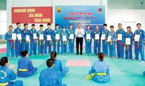 Trên 120 học viên hoàn thành lớp nghiệp vụ Vovinam