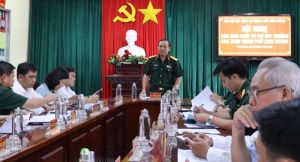 Bàn giao chức vụ Chỉ huy trưởng Ban Chỉ huy quân sự TP.Long Khánh